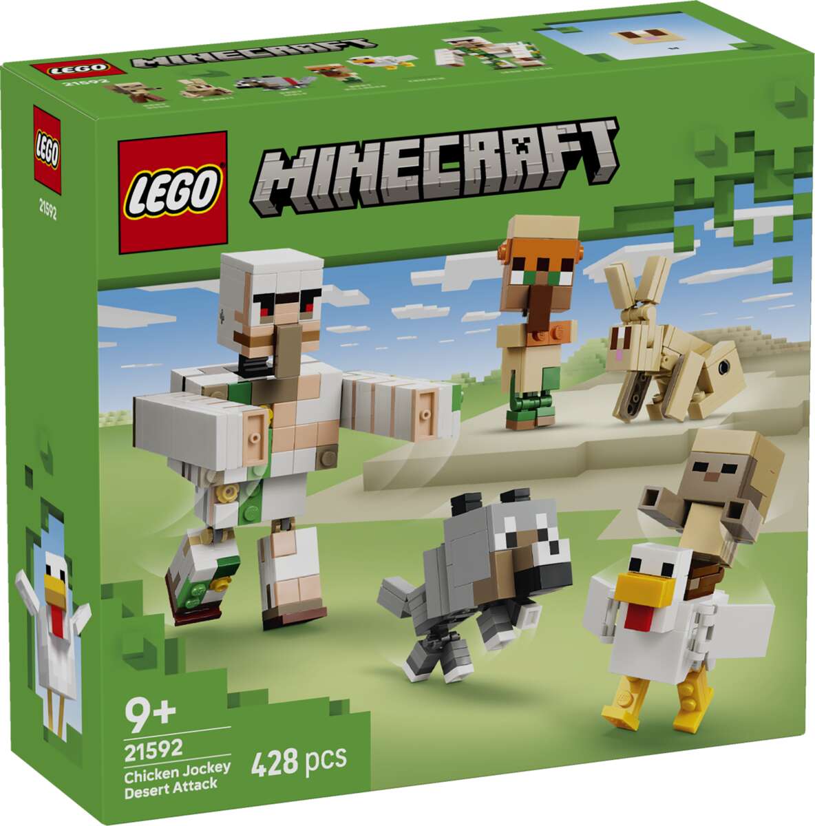 LEGO® Minecraft® Ørkenangrep med hønse-jockey 21592