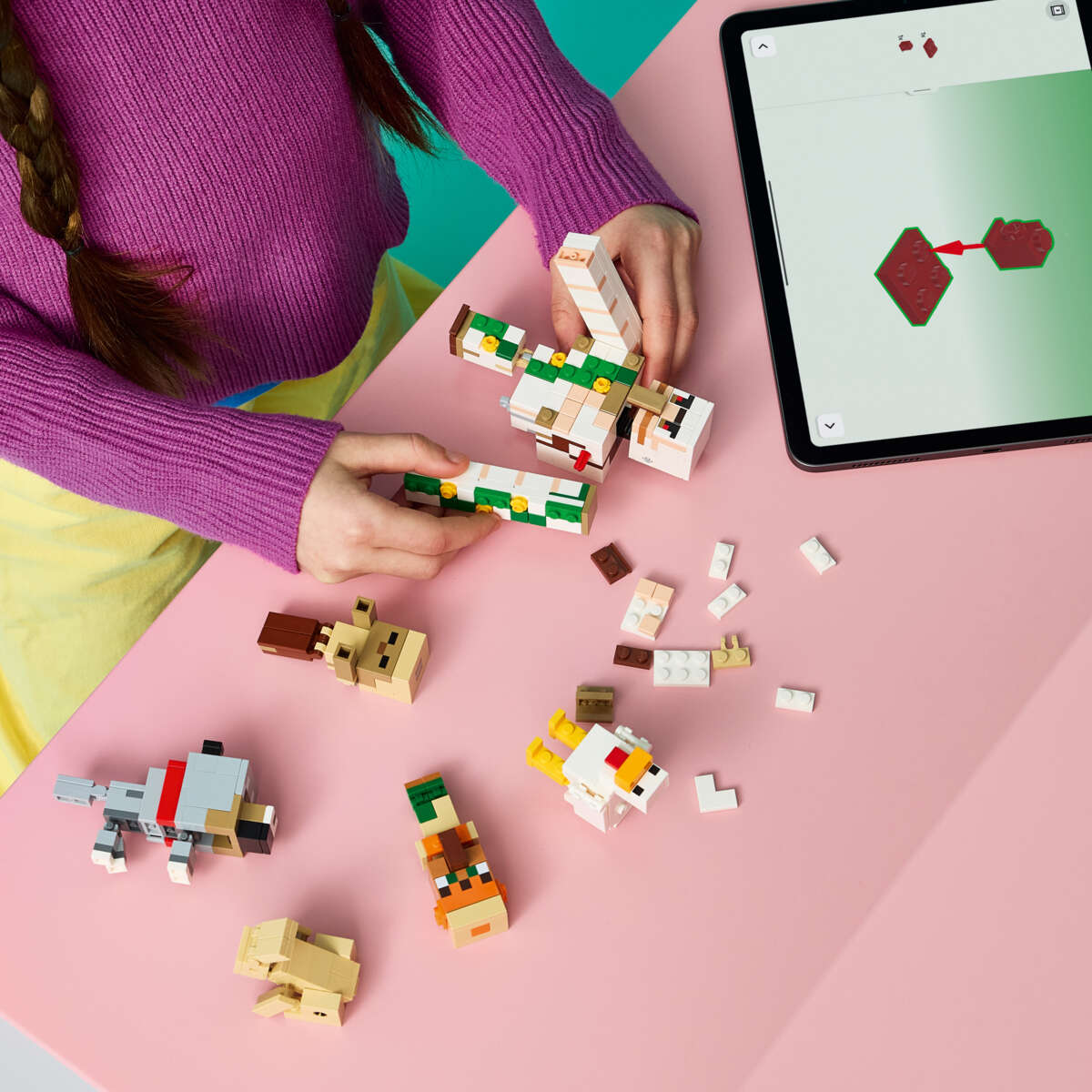 LEGO® Minecraft® Ørkenangrep med hønse-jockey 21592