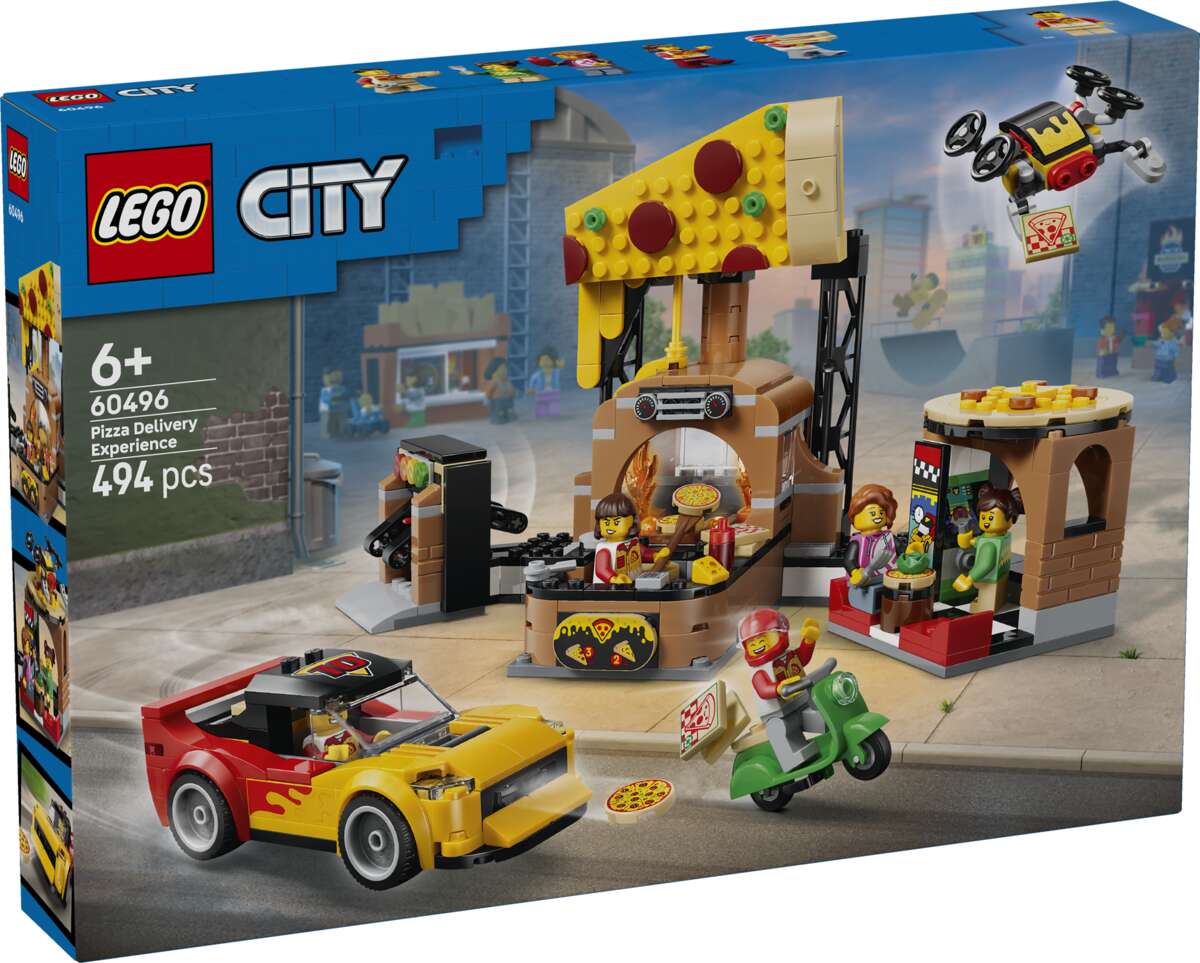 LEGO® City Pizzalevering med kjøretøy 60496