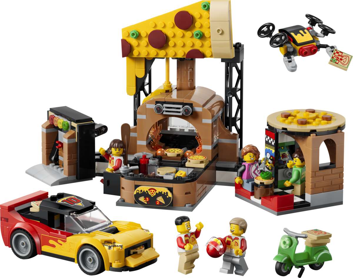 LEGO® City Pizzalevering med kjøretøy 60496