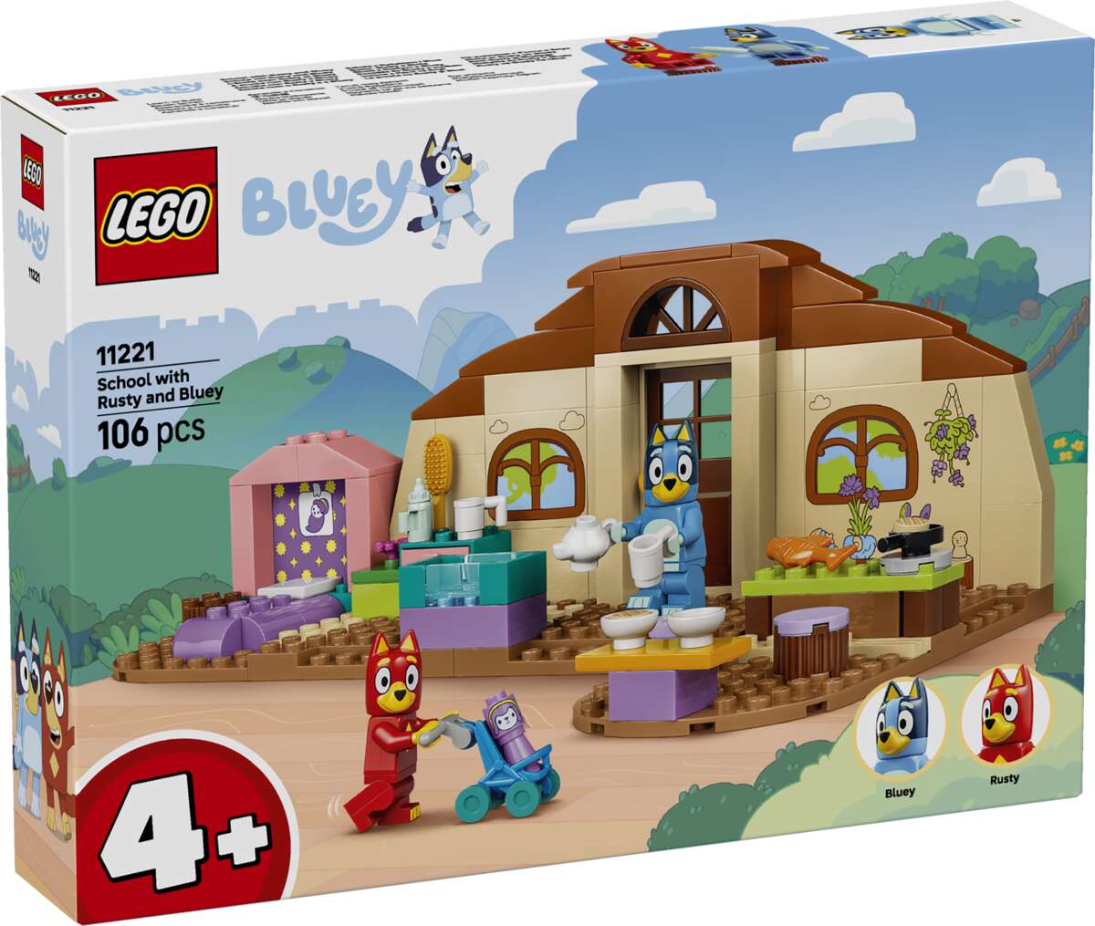 LEGO® Bluey Skolen til Rusty og Bluey 11221