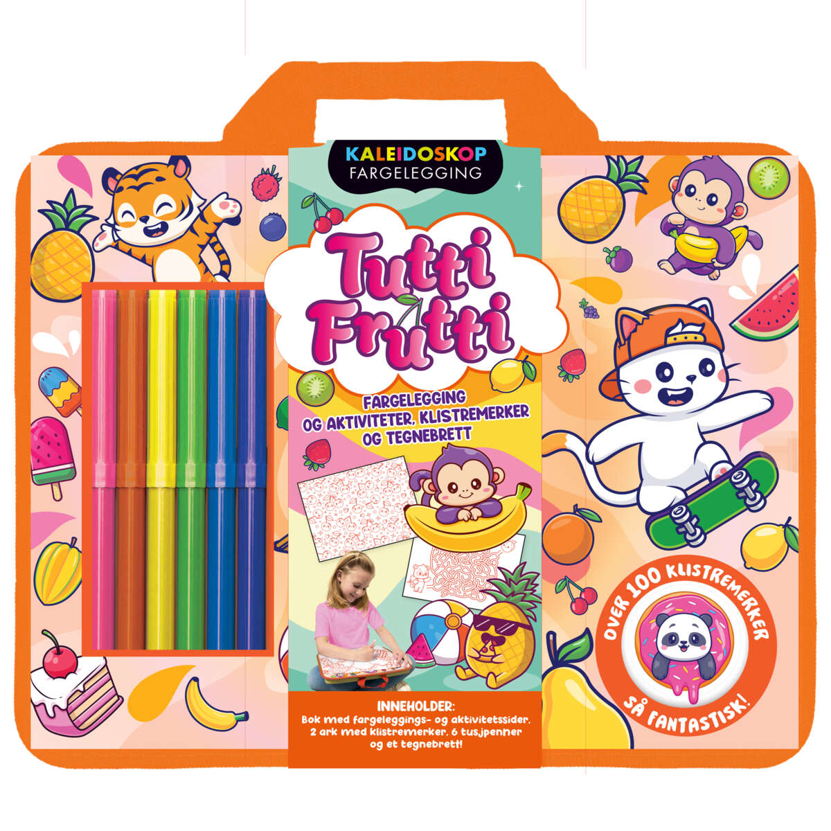 Kaleidoskop fargelegging: Tutti Frutti