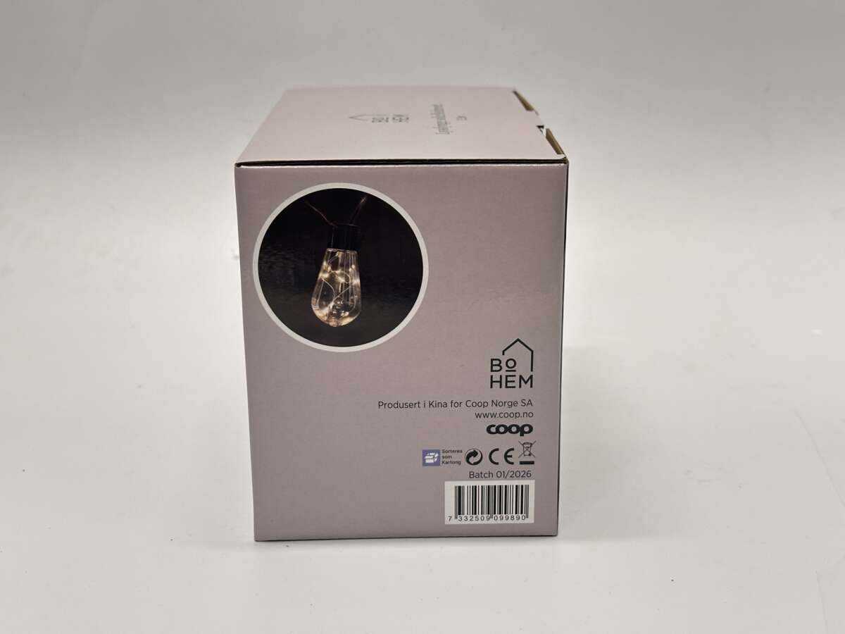 Solcelle LED lenke m/pærer