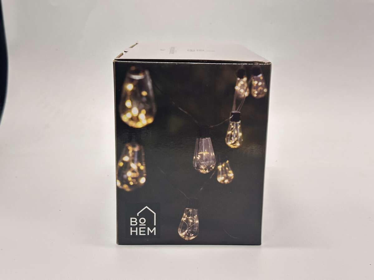 Solcelle LED lenke m/pærer