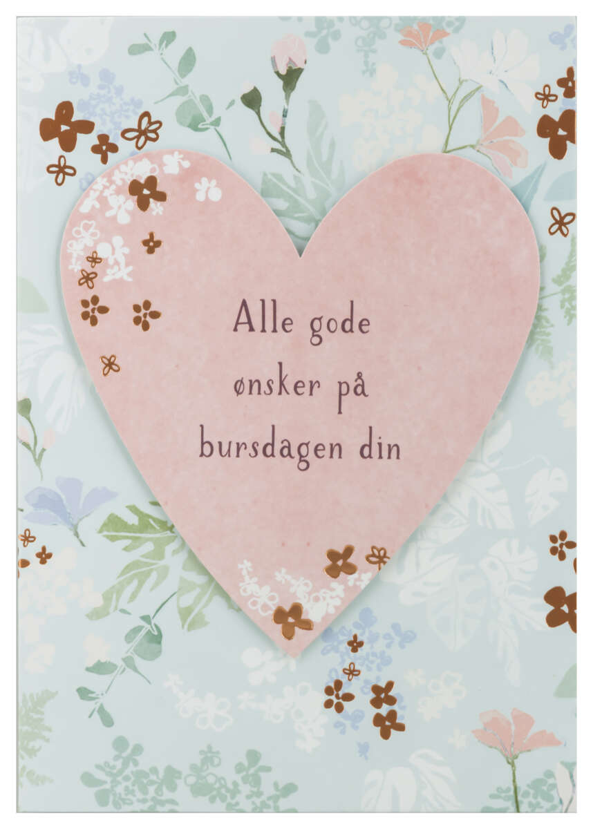 Kort Alle gode ønsker på bursdagen din