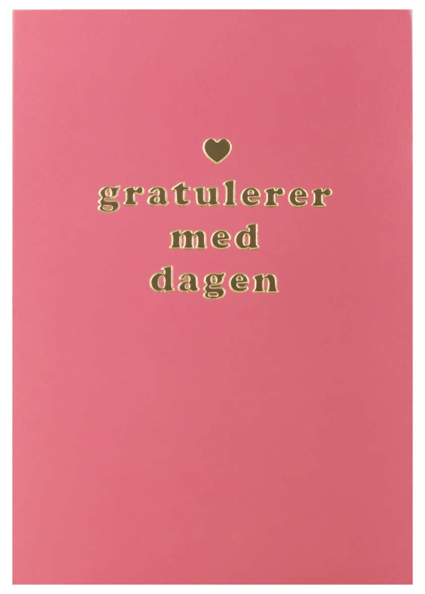 Kort Gratulerer med dagen
