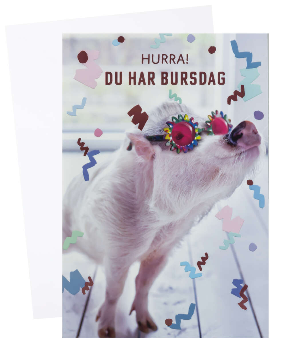 Lydkort Hurra! Du har bursdag