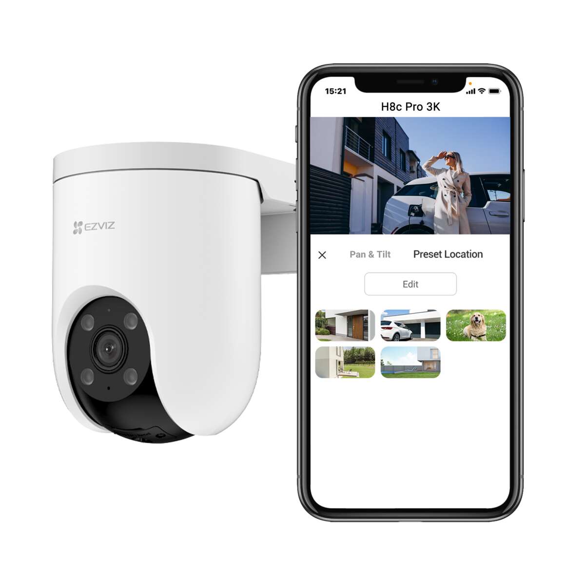 Kamera EZVIZ H8C Pro 3K utendørs kamera