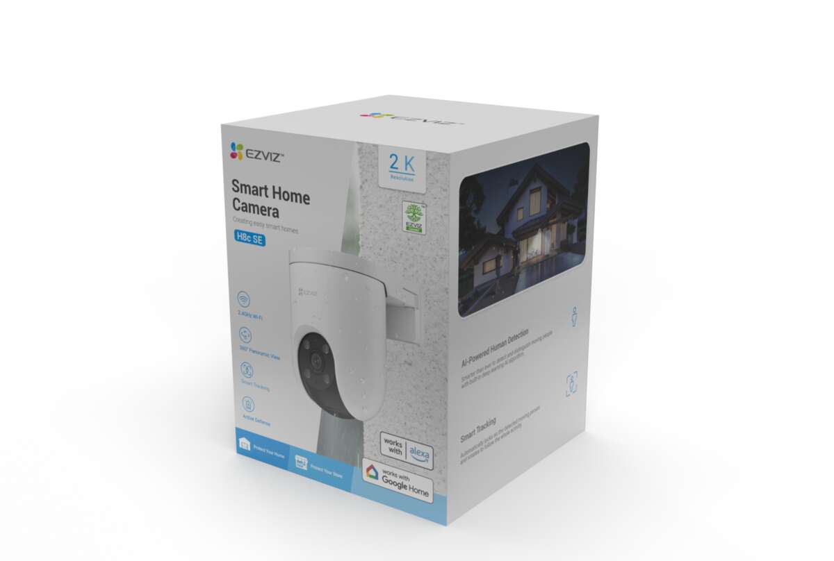 EZVIZ H8c 2K Utendørs Wi-Fi Kamera