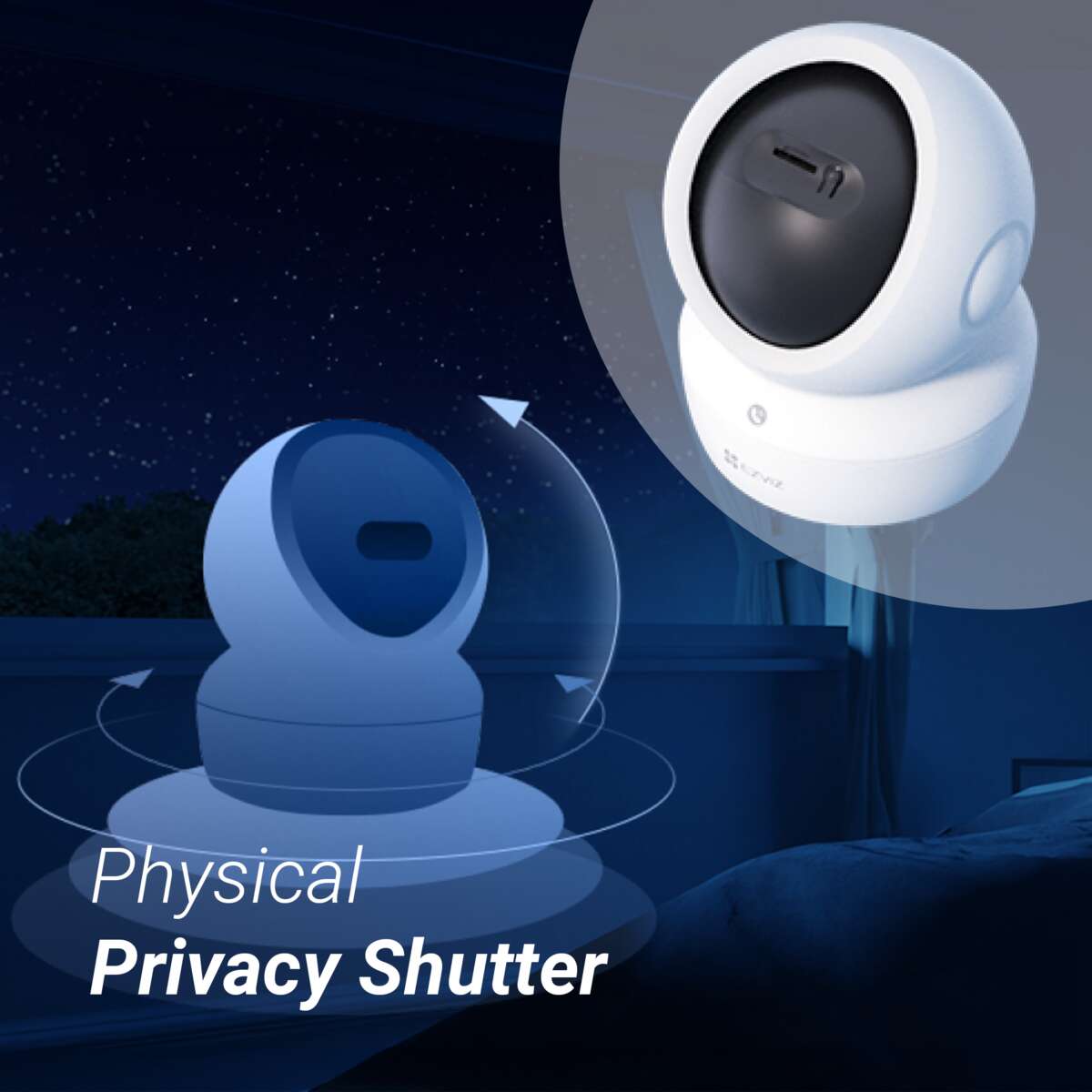 EZVIZ H6c Pro 3K Innendørs Wi-Fi Kamera