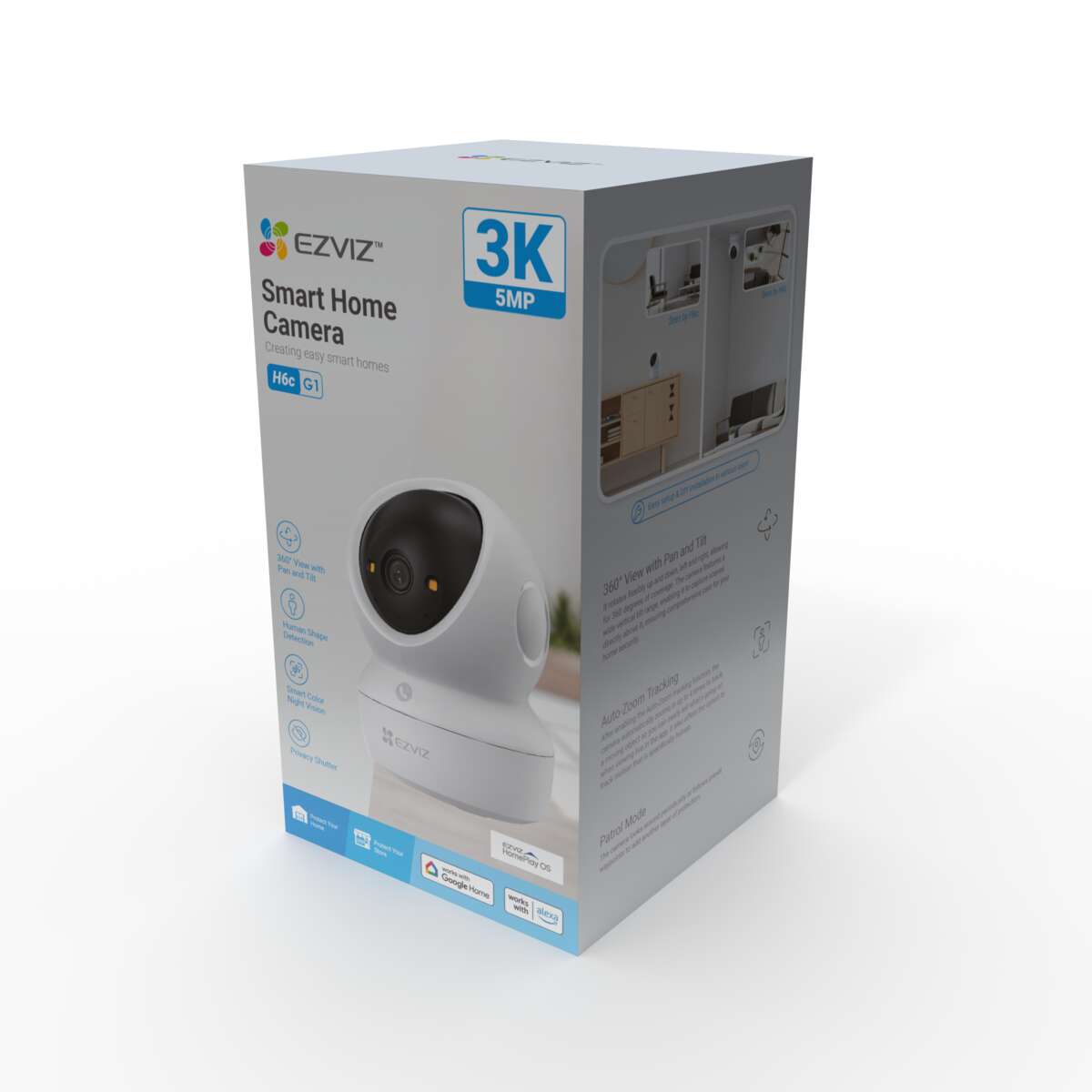 EZVIZ H6c Pro 3K Innendørs Wi-Fi Kamera