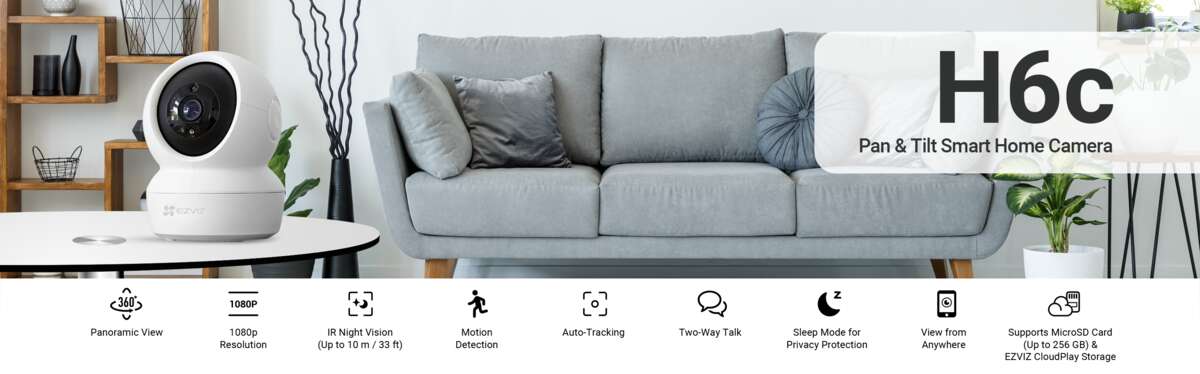 EZVIZ H6c FHD Innendørs Wi-Fi Kamera