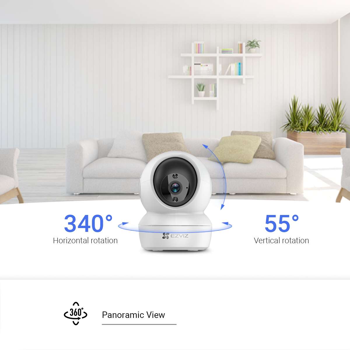 EZVIZ H6c FHD Innendørs Wi-Fi Kamera