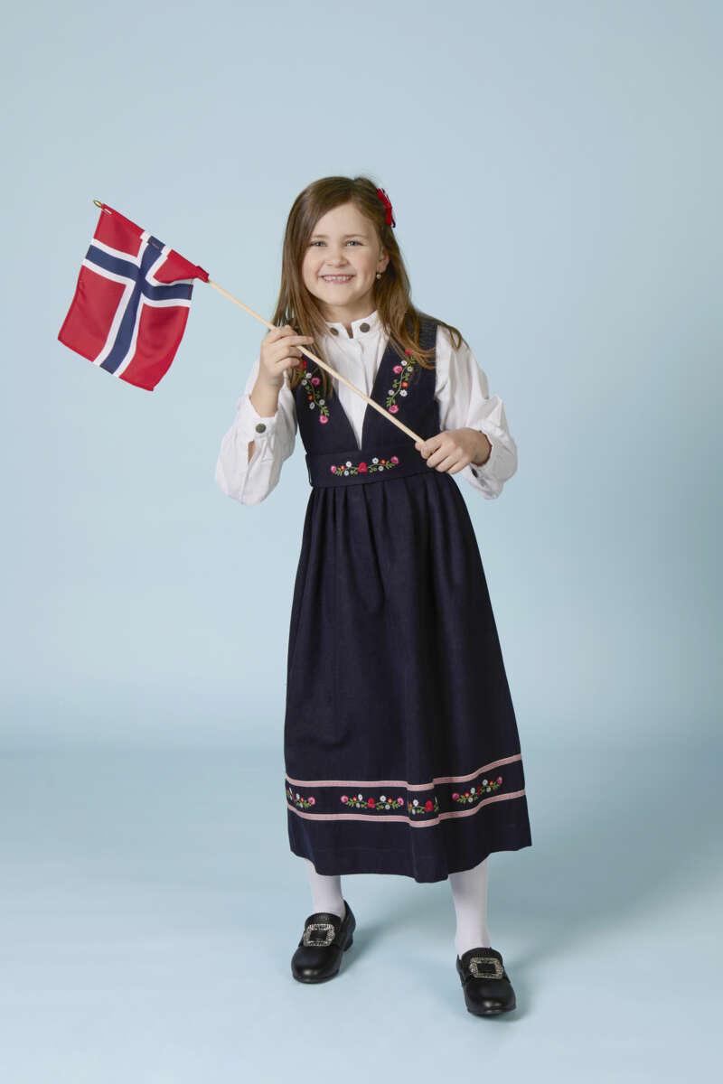 Småtroll Nelly festdrakt barn