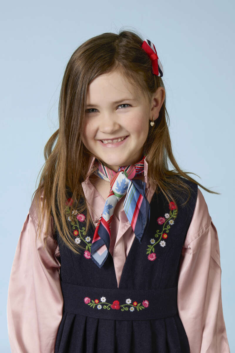 Småtroll Lilly satinbluse barn