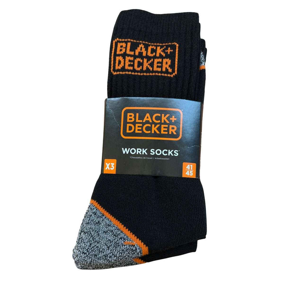 Black & Decker sokker 3-pk unisex