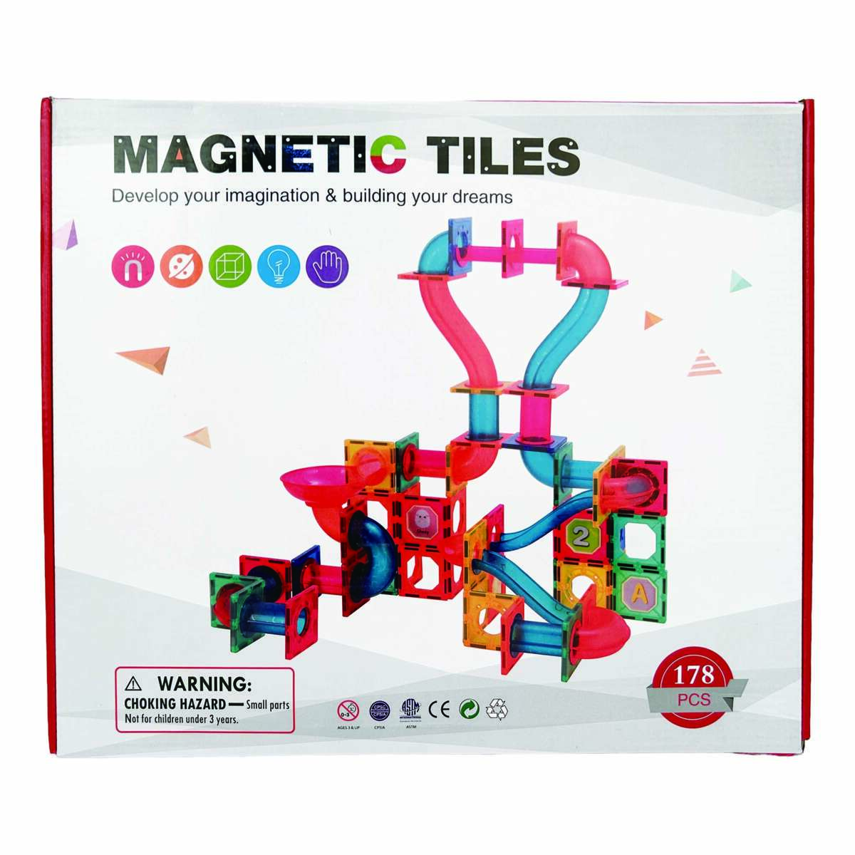Magnetic Tiles byggesett