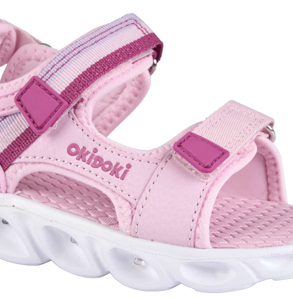 Okidoki Glitre 3 blinkesandaler barn