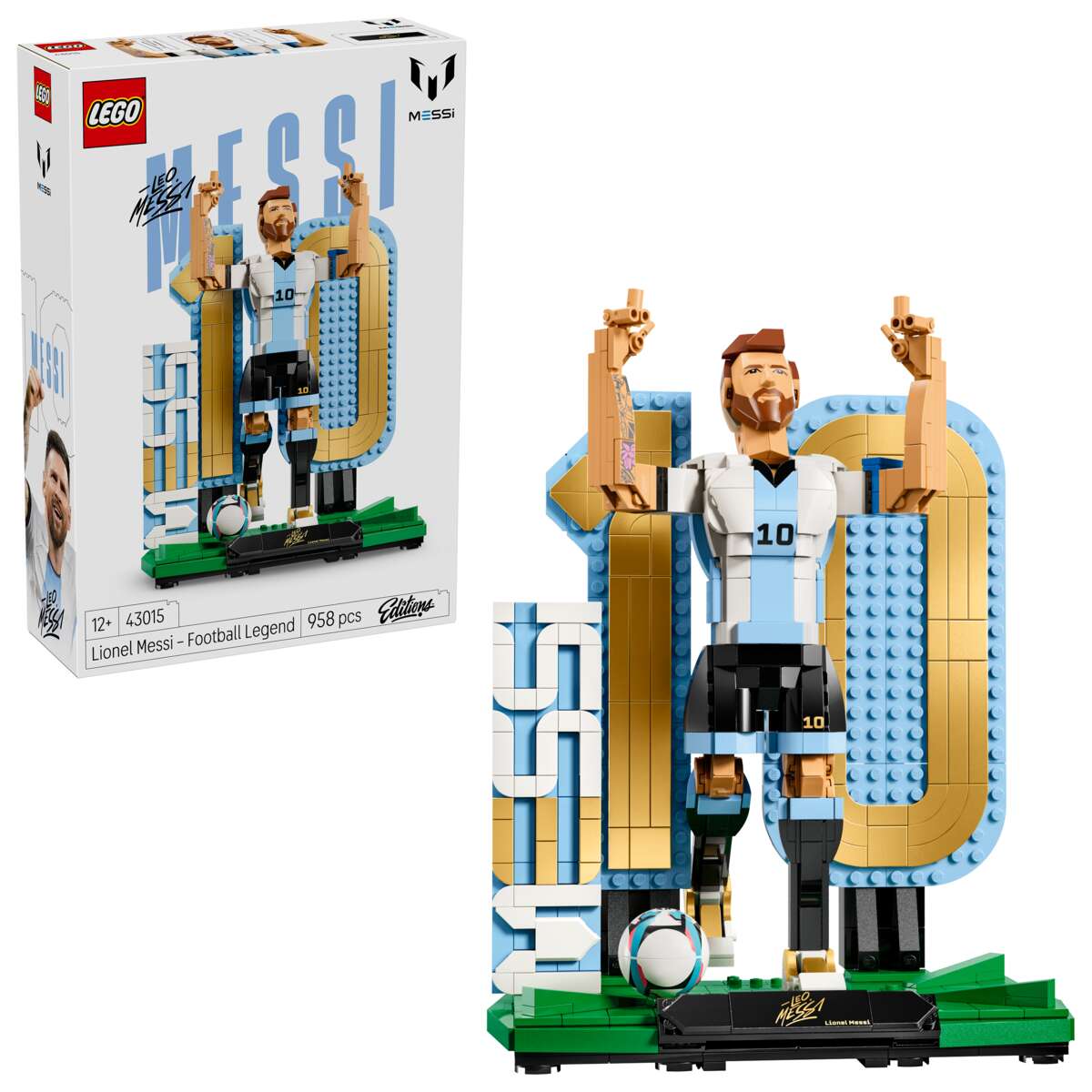LEGO® Editions Football Fotball-legenden Lionel Messi 43015