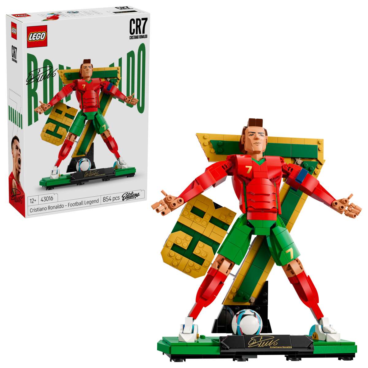 LEGO® Editions Football Fotball-legenden Cristiano Ronaldo 43016