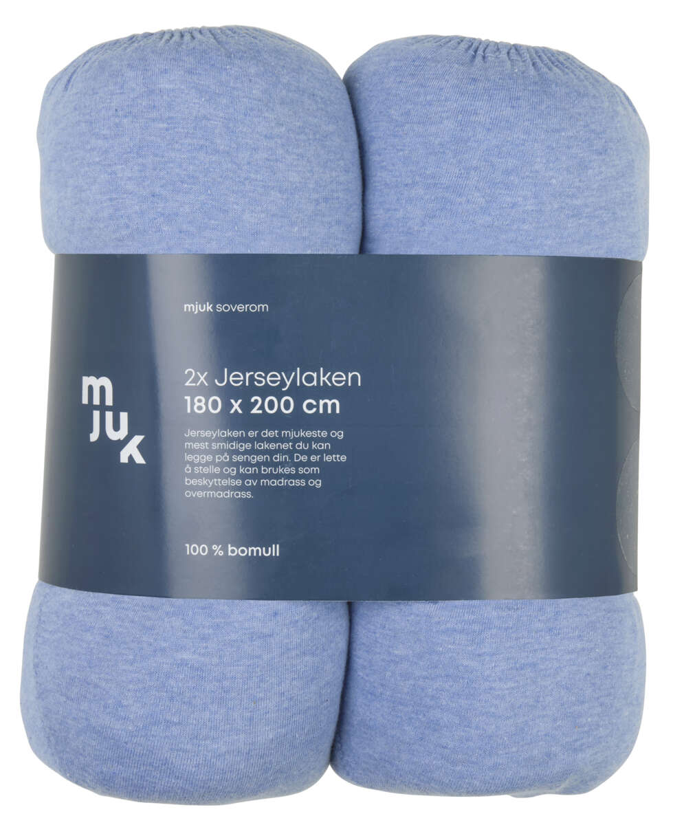 Mjuk formsydd jersylaken 2pk.
