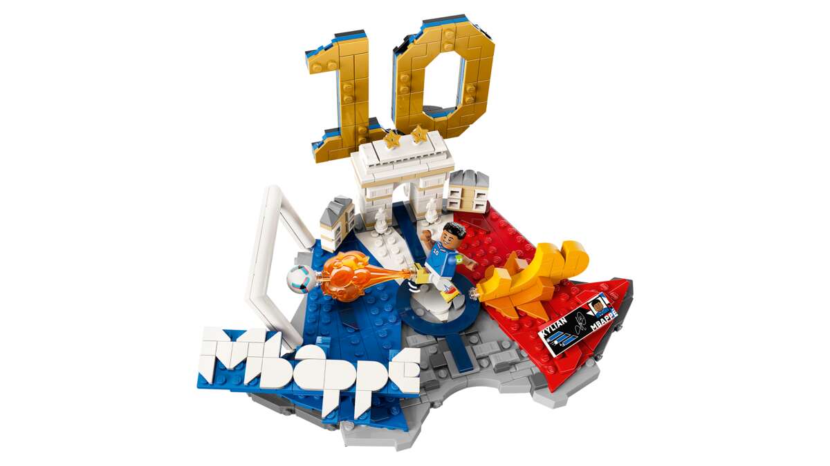 LEGO® Editions Football Kylian Mbappé – fotball-høydepunkter 43013