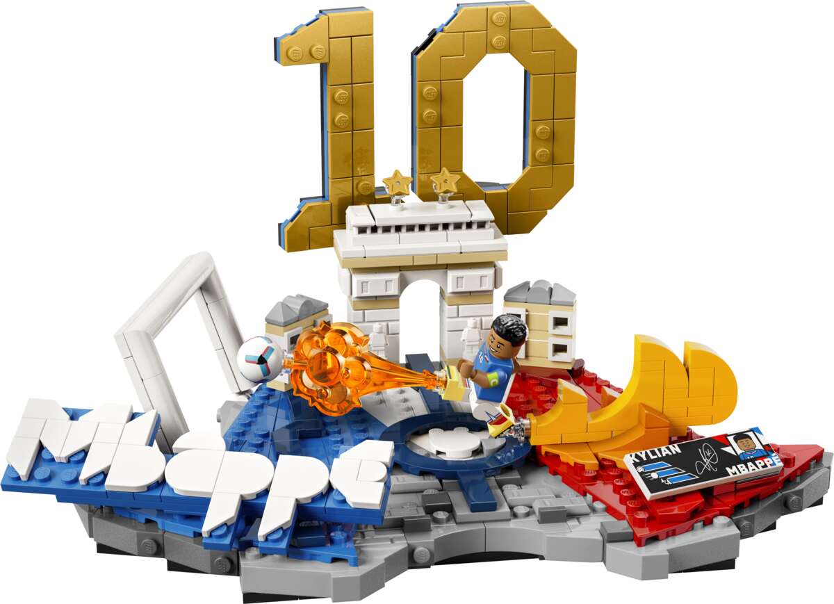 LEGO® Editions Football Kylian Mbappé – fotball-høydepunkter 43013