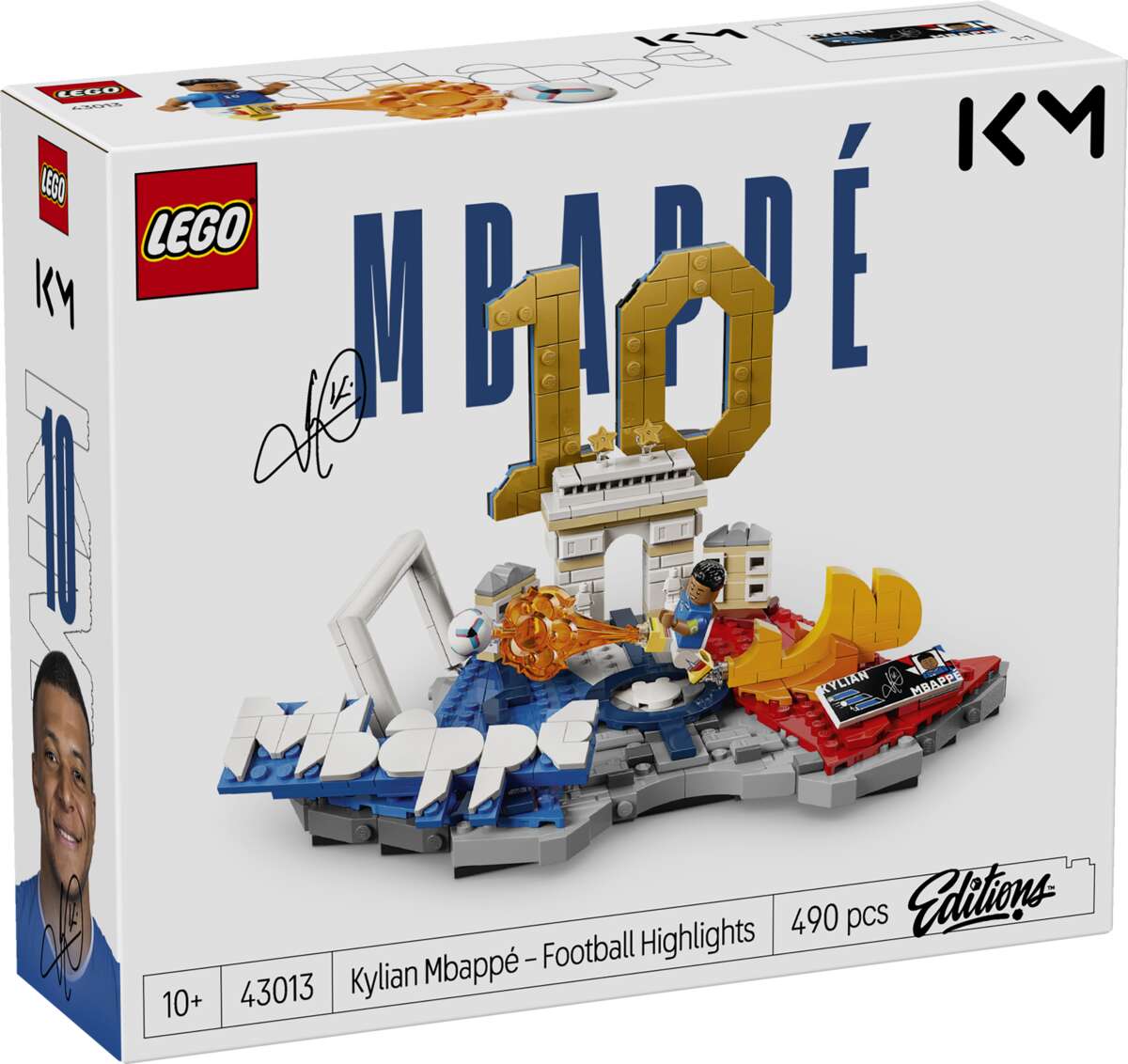 LEGO® Editions Football Kylian Mbappé – fotball-høydepunkter 43013