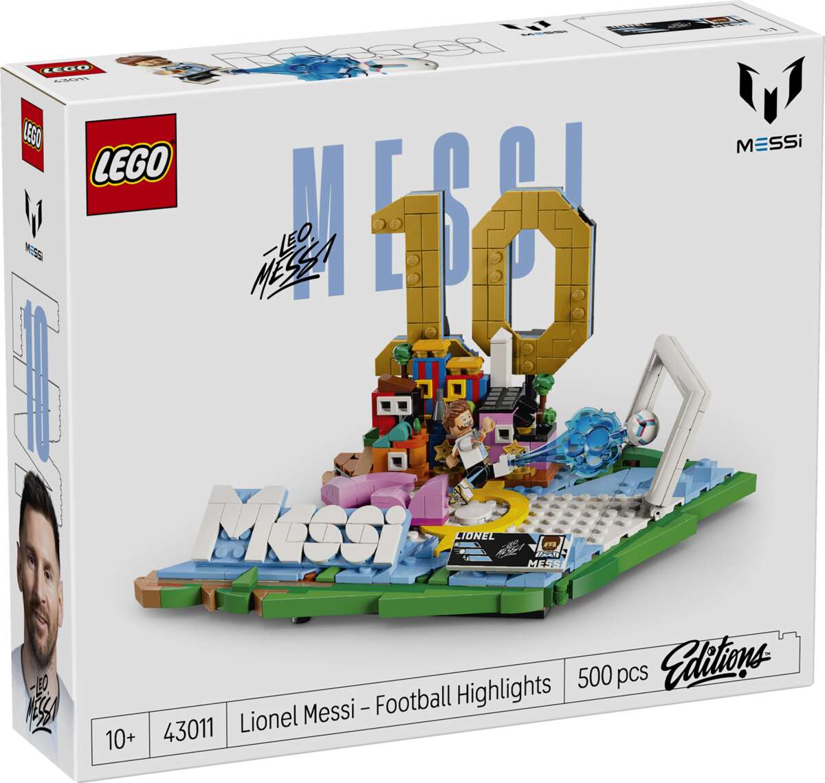LEGO® Editions Football Lionel Messi – fotball-høydepunkter 43011