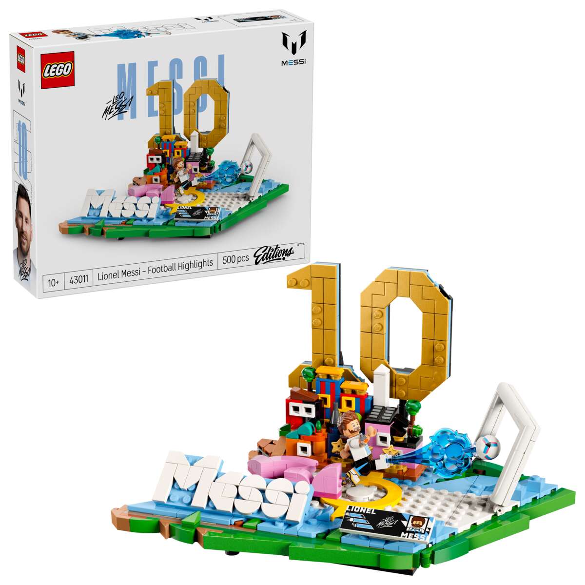 LEGO® Editions Football Lionel Messi – fotball-høydepunkter 43011
