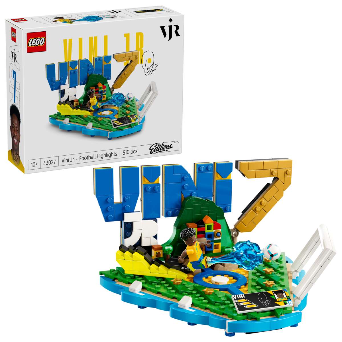 LEGO® Editions Football Vini Jr. – fotball-høydepunkter 43027