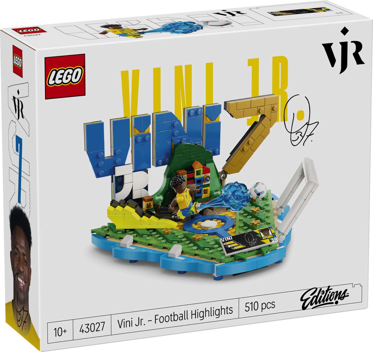 LEGO® Editions Football Vini Jr. – fotball-høydepunkter 43027