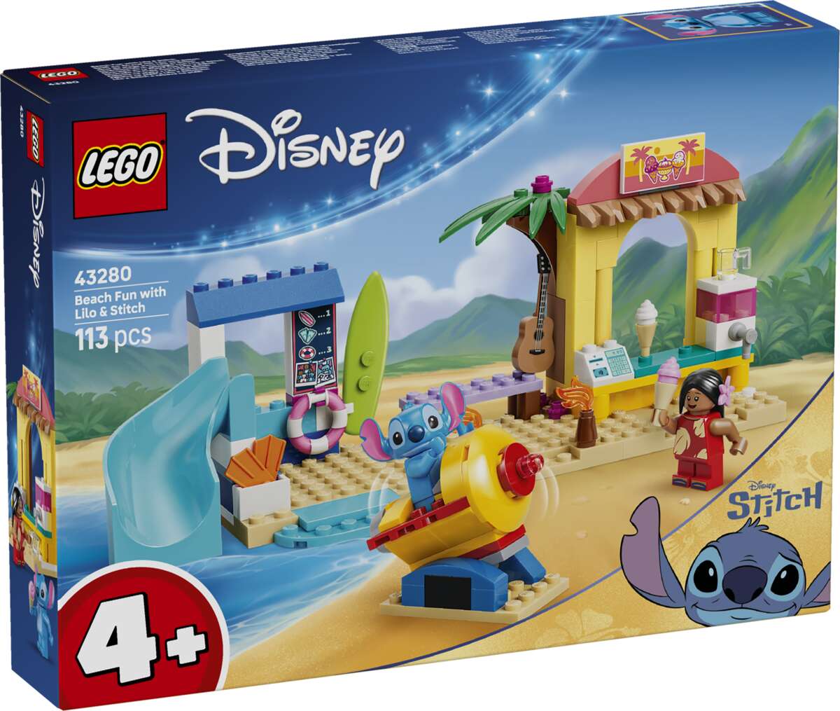 LEGO® ǀ Disney Strandtur med Lilo og Stitch 43280