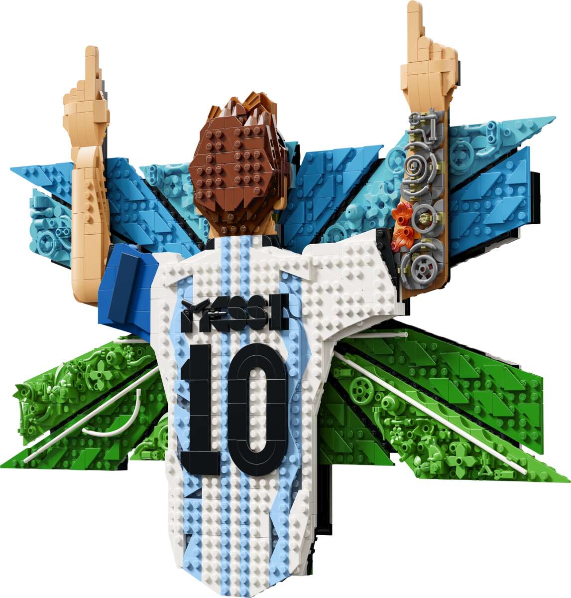 LEGO® Editions Lionel Messi feirer seieren 43018