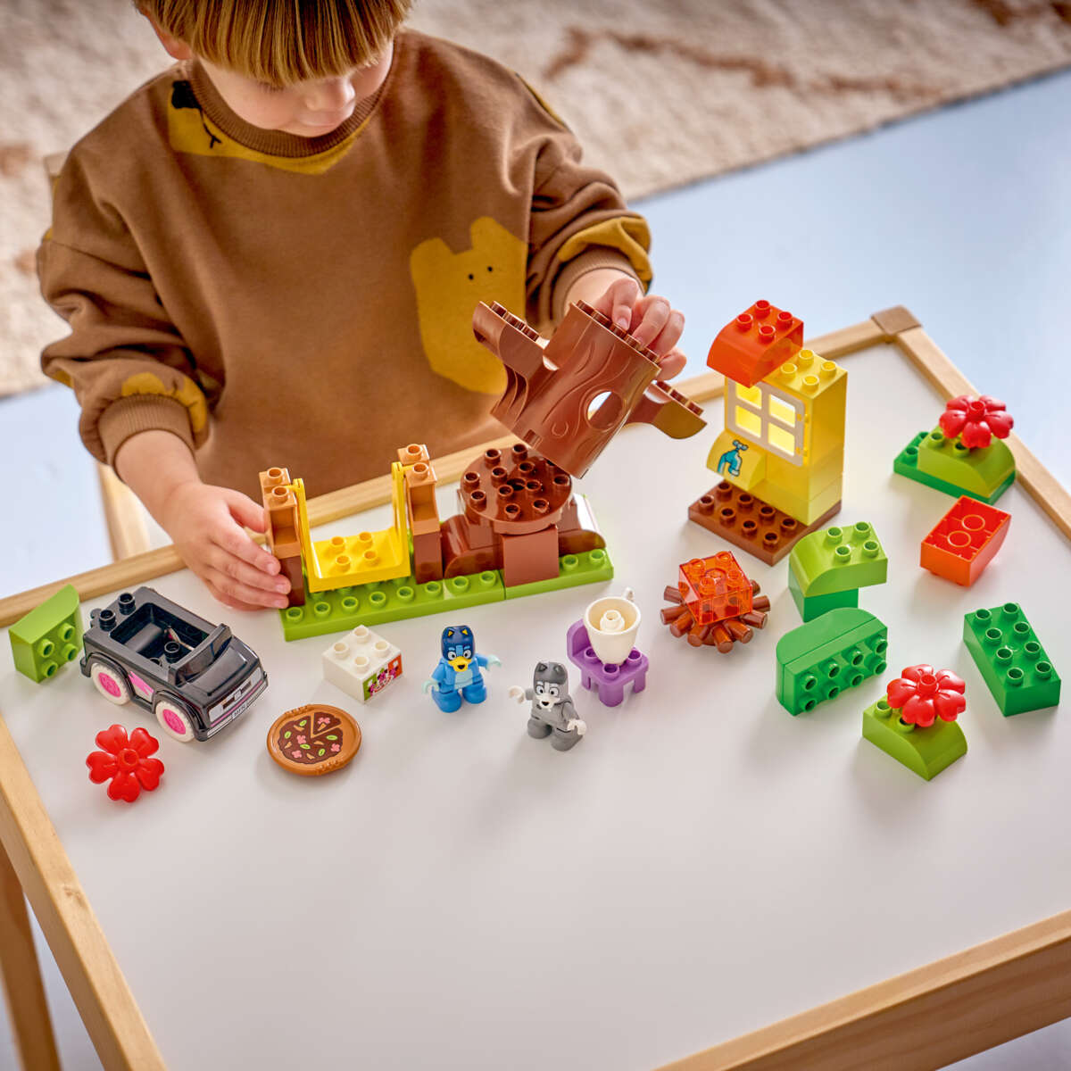 LEGO® DUPLO® Pizzajenter med Muffin og Bluey 10469