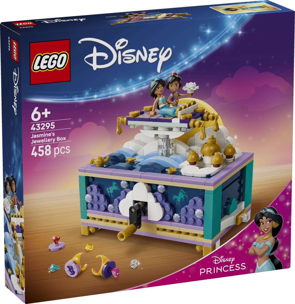 LEGO® ǀ Disney Princess Sjasmin med smykkeskrin 43295