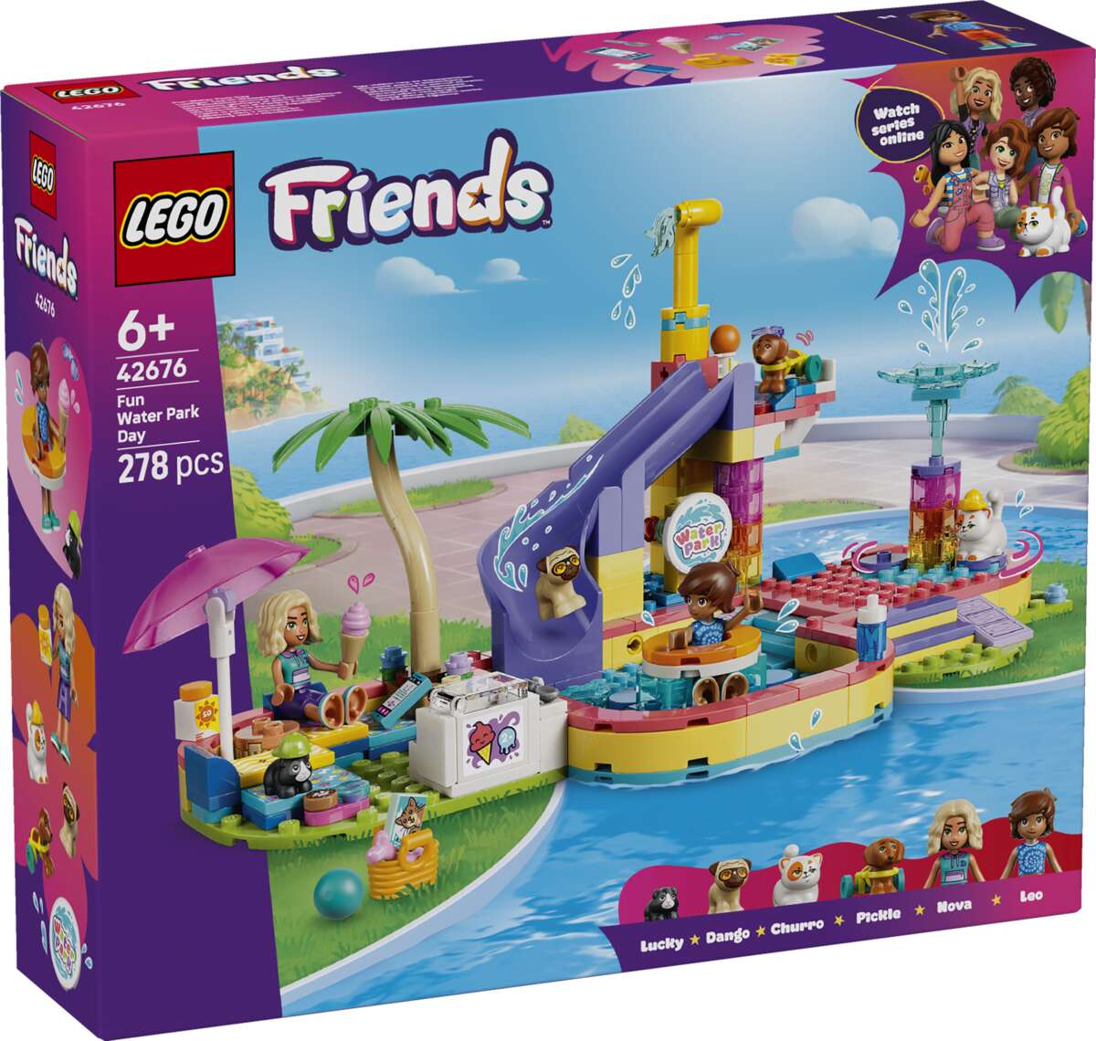 LEGO® Friends Gøyal dag i Badeland 42676