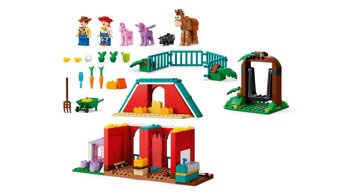 LEGO® ǀ Disney og Pixar Toy Story 5 Blazes hestegård 43304