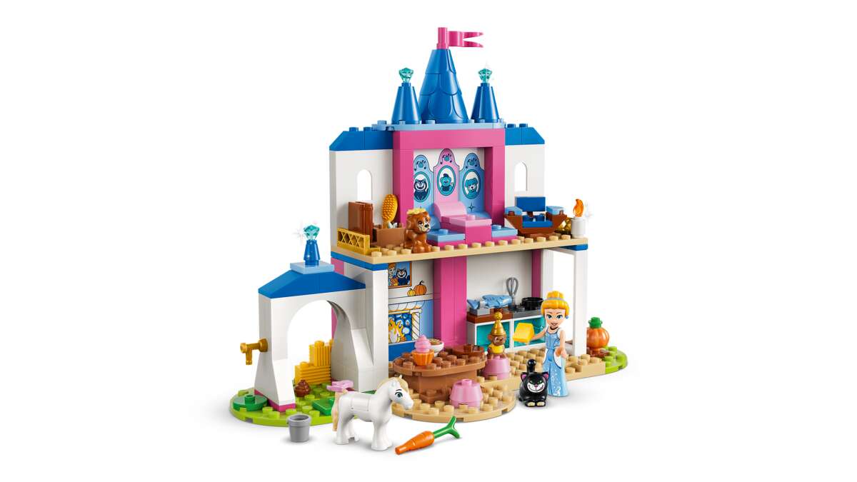 LEGO® ǀ Disney Princess Slott med Askepott og dyrevennene 43283