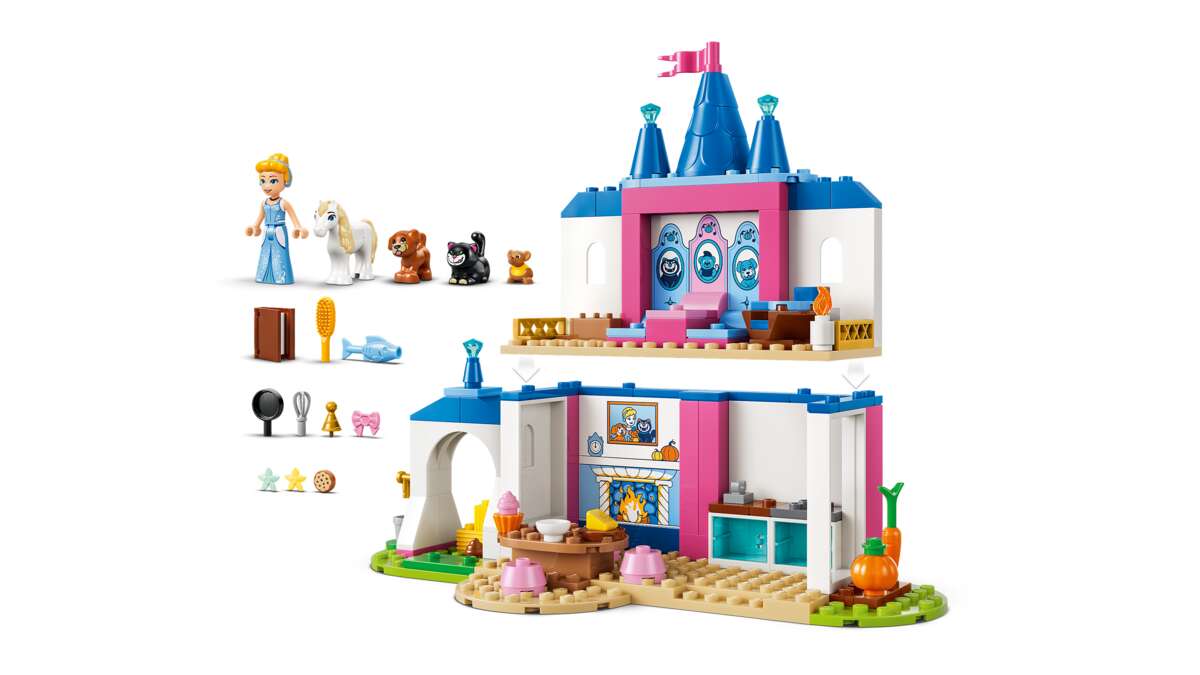 LEGO® ǀ Disney Princess Slott med Askepott og dyrevennene 43283