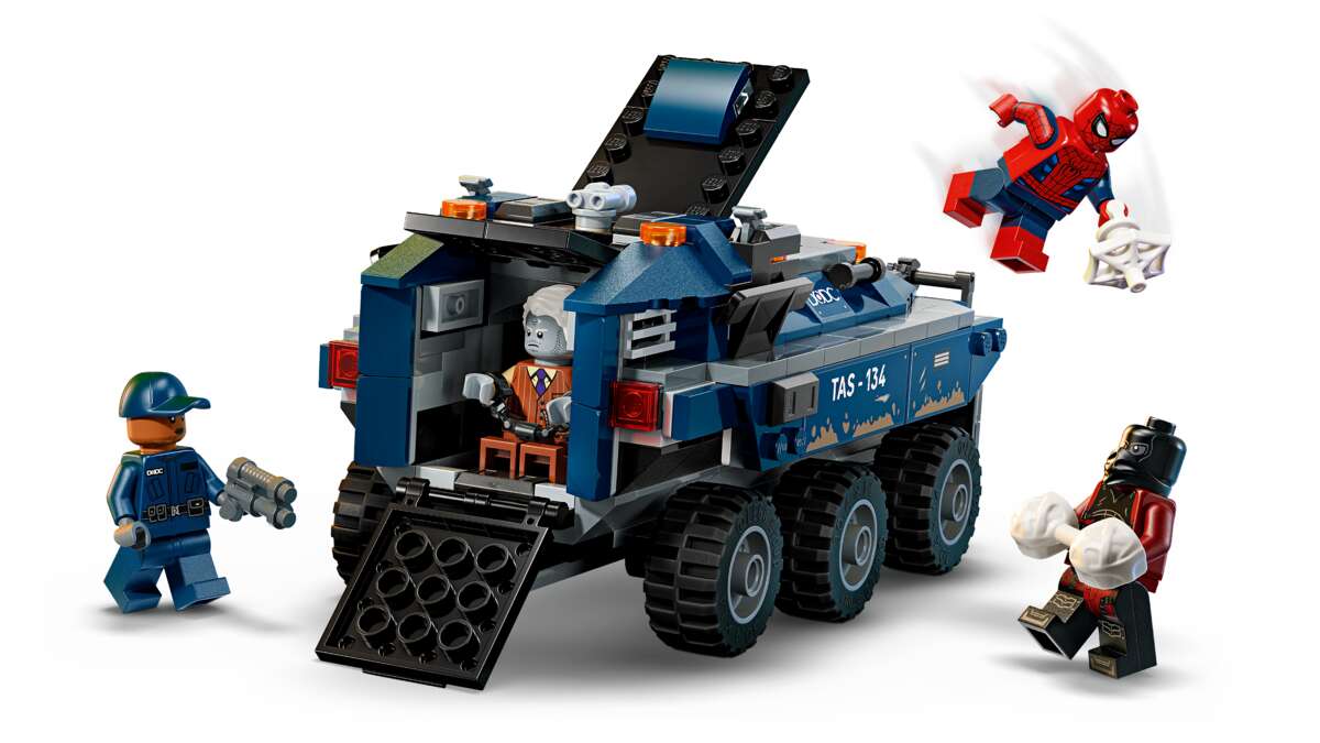 LEGO® ǀ Marvel Spider-Man og fangetransporten 76349