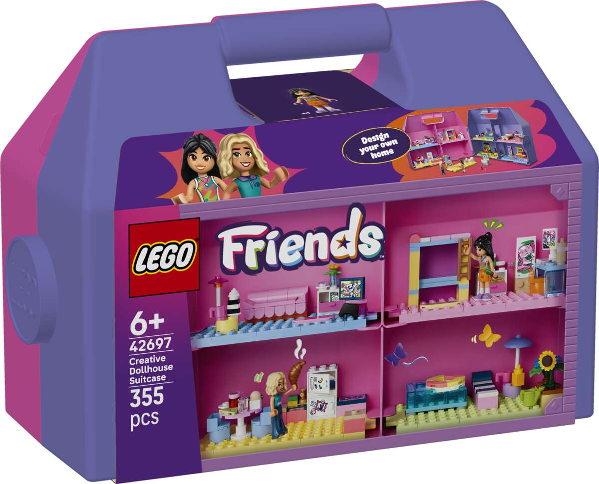 LEGO® Friends Kreativ koffert med dukkehus 42697