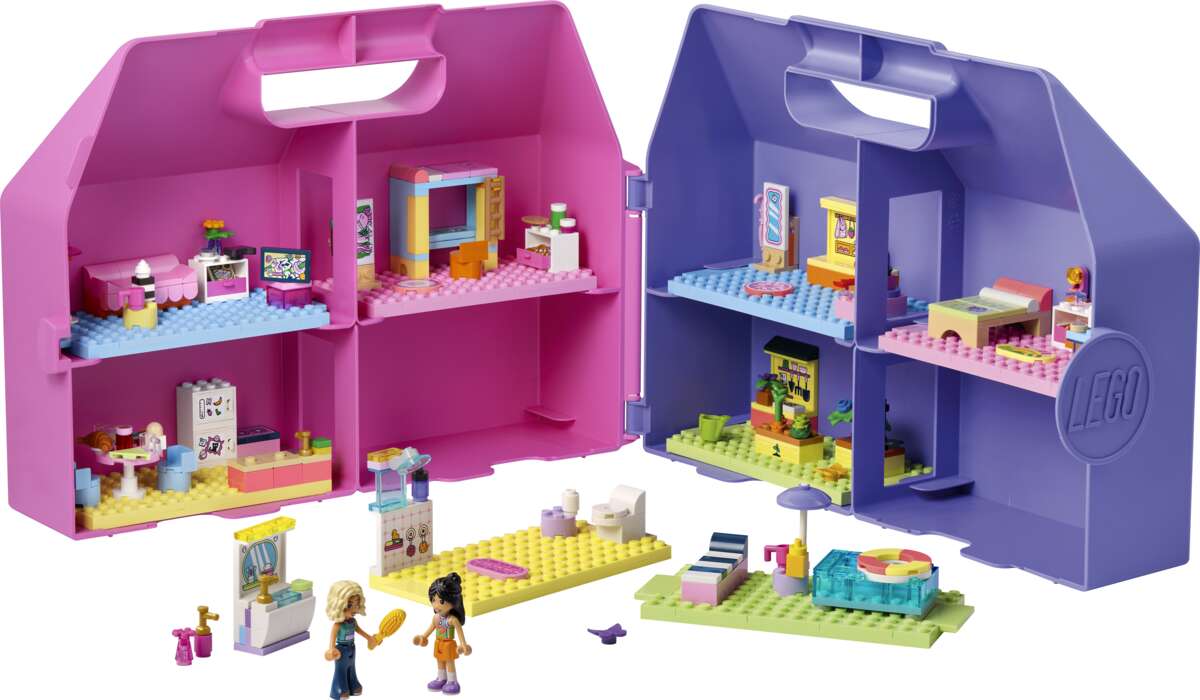LEGO® Friends Kreativ koffert med dukkehus 42697