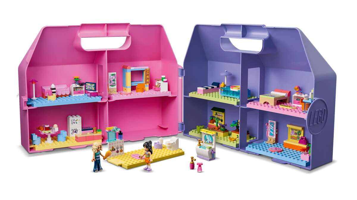 LEGO® Friends Kreativ koffert med dukkehus 42697