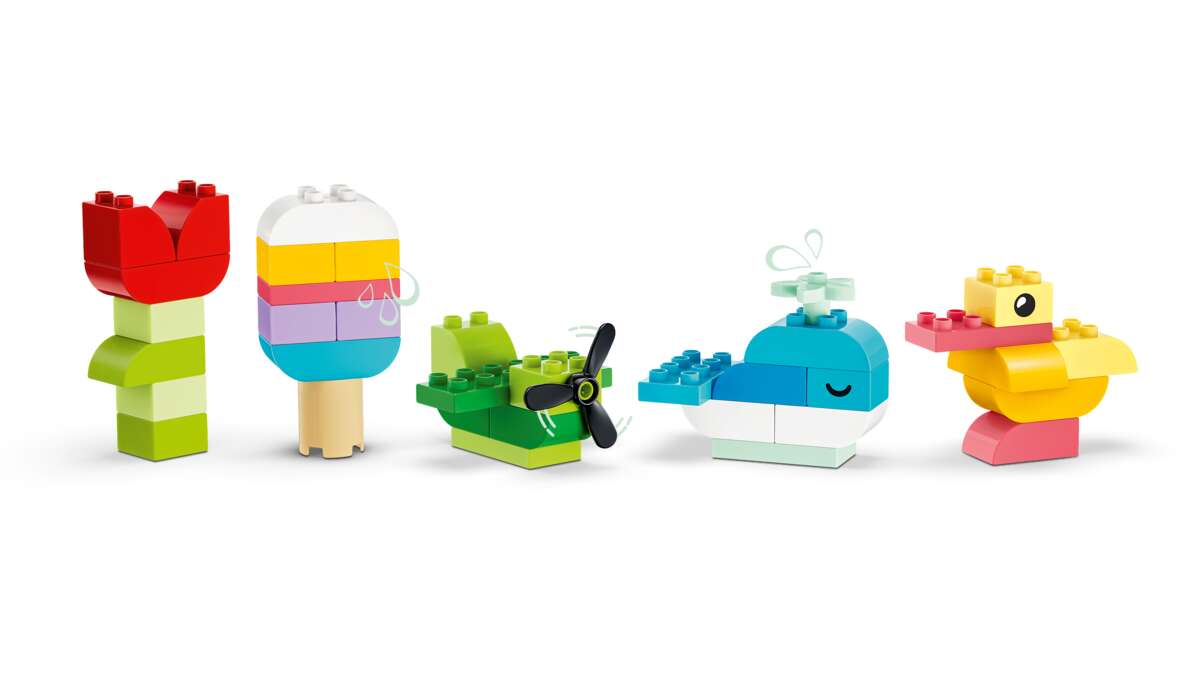 LEGO® DUPLO® Classic Kreativitetsboks med fargerike klosser 10479