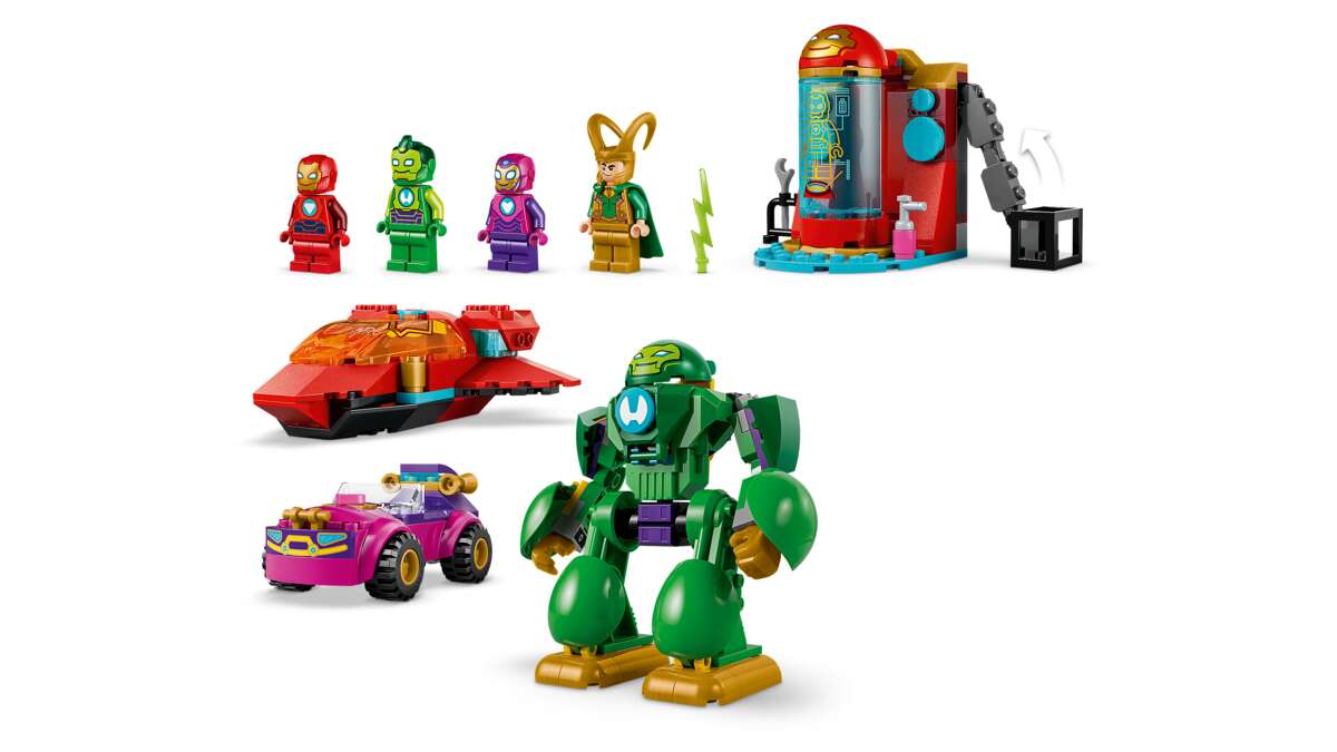 LEGO® ǀ Marvel Iron Man og hans utrolige venner Loki mot Team Iron Man 11211