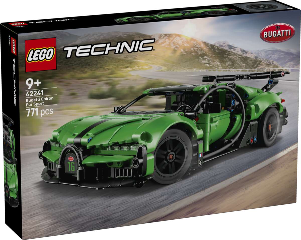 LEGO® Technic Grønn Bugatti Chiron Pur Sport-hyperbil 42241