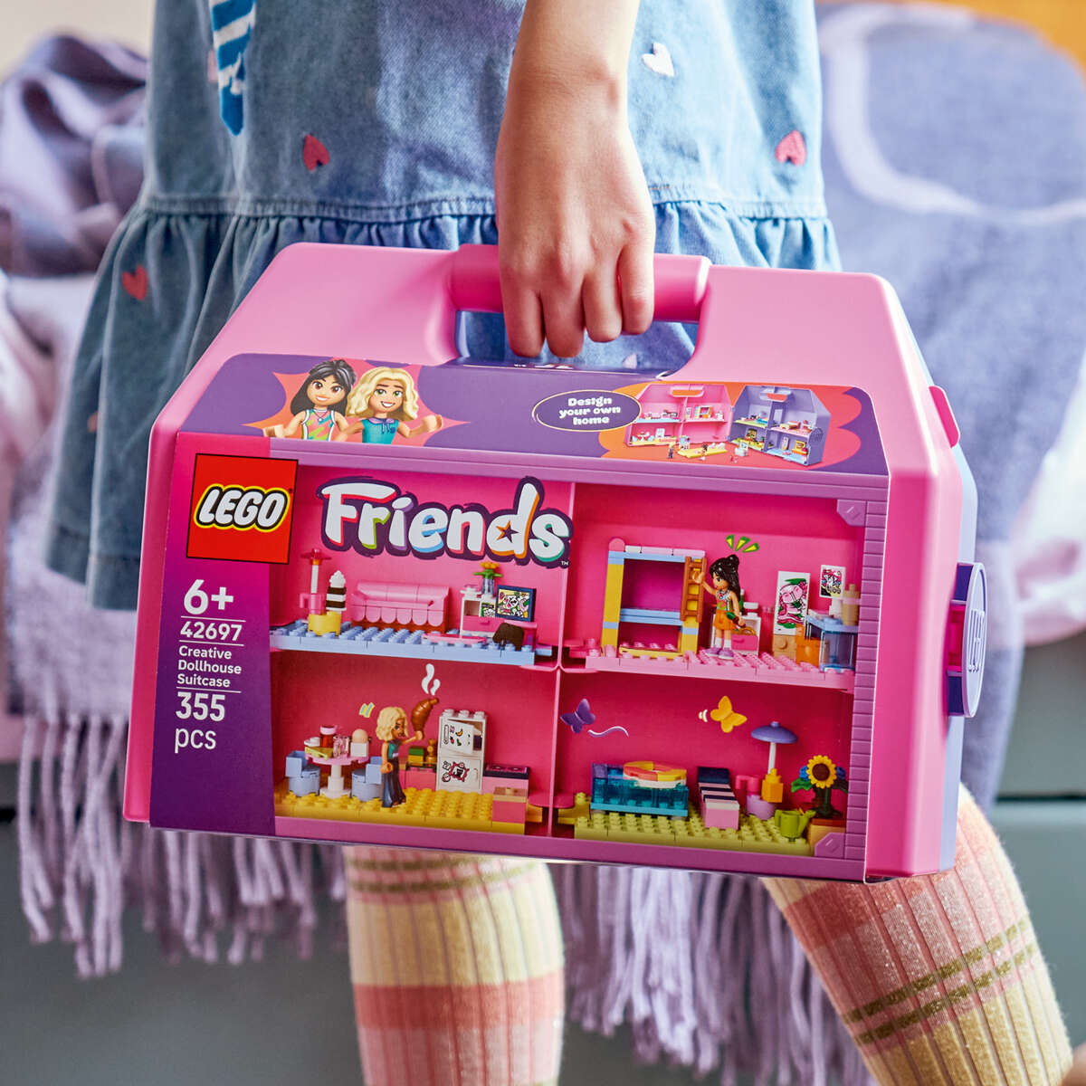 LEGO® Friends Kreativ koffert med dukkehus 42697