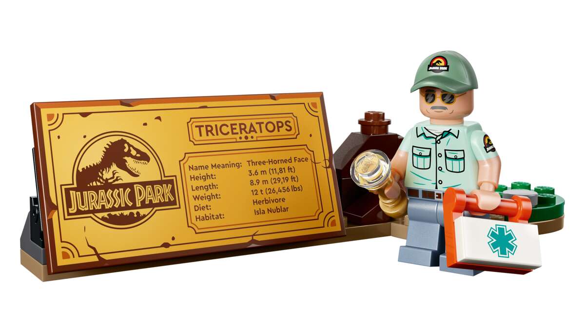 LEGO® Jurassic World Dinosaurfossiler: Triceratops 77985