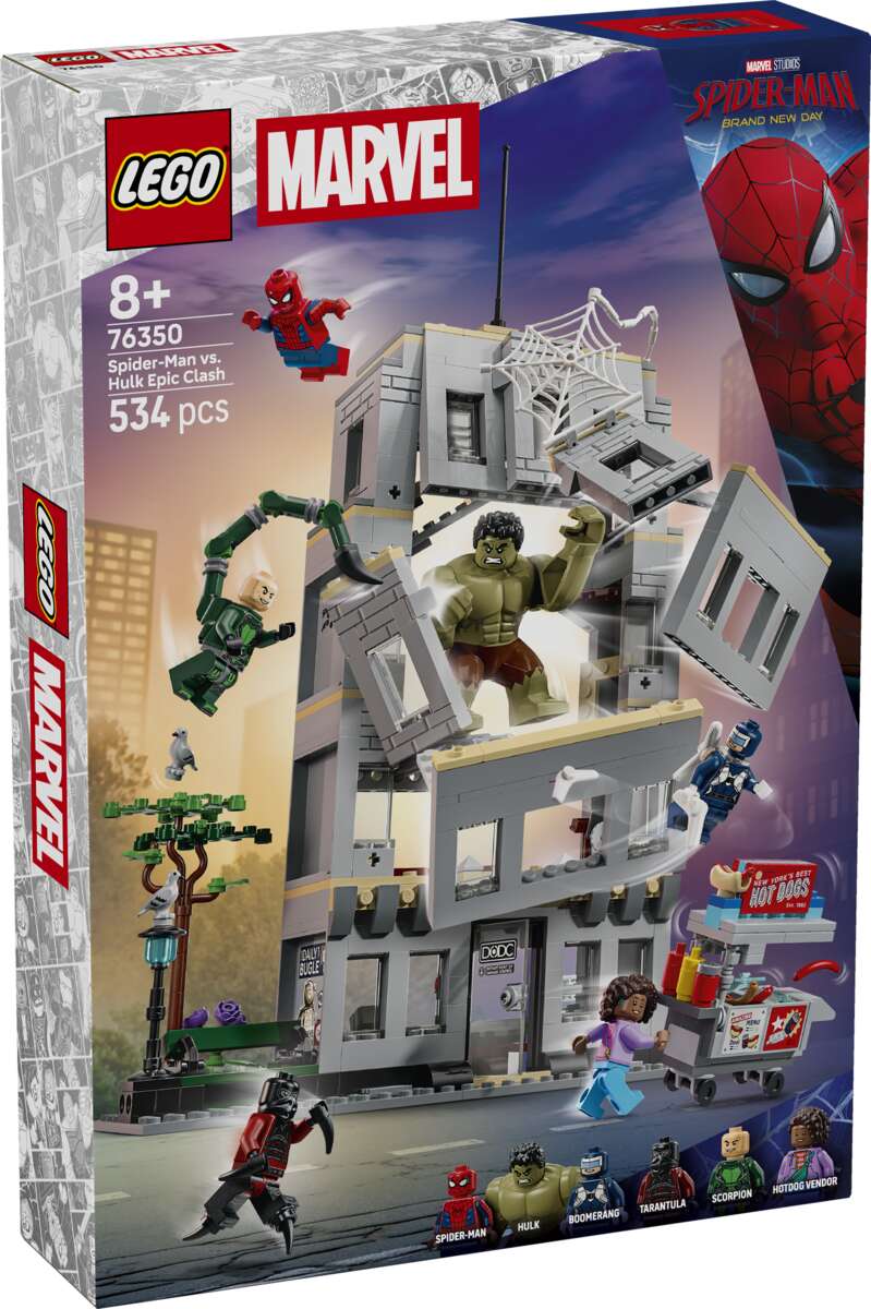 LEGO® ǀ Marvel Episk oppgjør mellom Spider-Man og Hulk 76350
